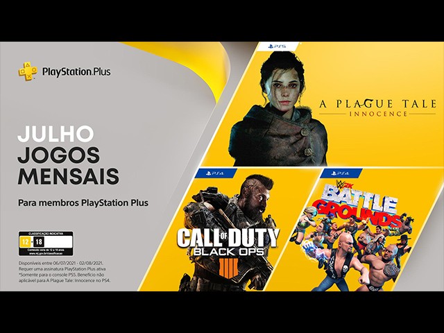 PlayStation Plus terá Call of Duty e mais jogos em julho